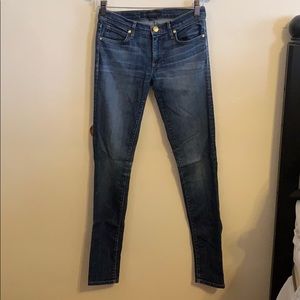 Juicy Couture mid-wash denim skinny jeans, size 26